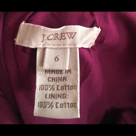 J. Crew burgundy dress, 6 - Picture 4 of 4
